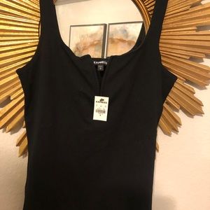 Black Express V-wire Tank Top